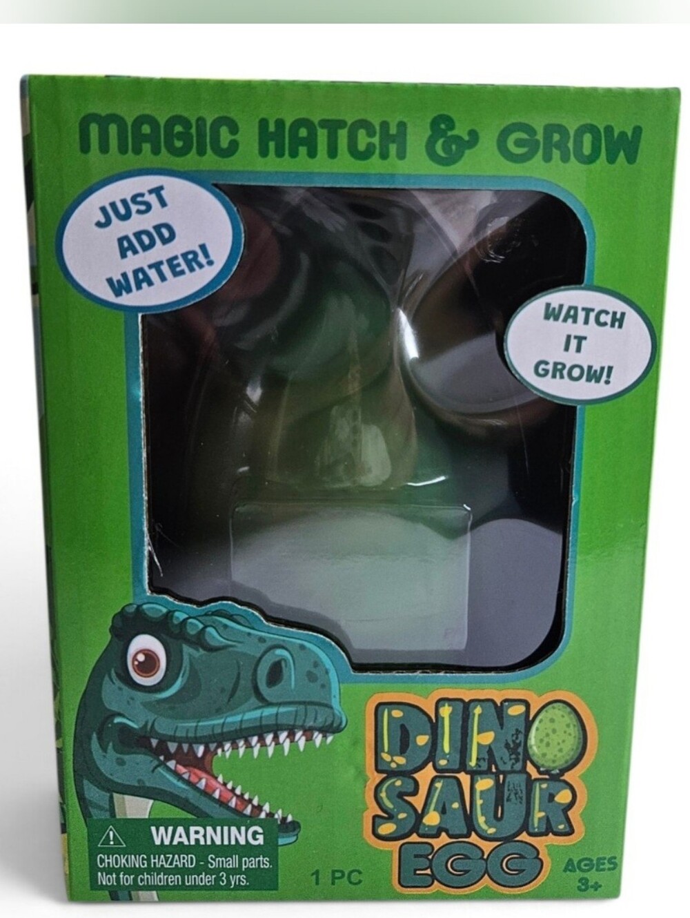 MAGIC HATCH & GROW DINOSAUR EGG SENSORY TOY 1-PIECE